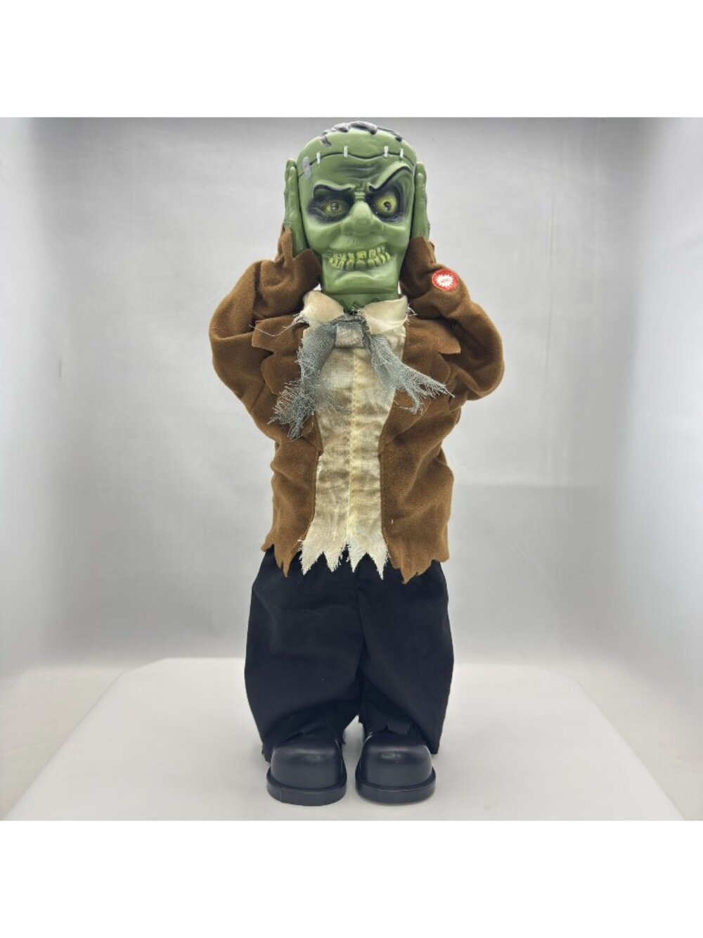 2008 Magic Power Heads Up Frankie 17" Animated Frankenstein Halloween Works